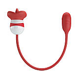 Вібратор у формі рота з язичком з 5 режимами лизання та віброяйцем з 5 режимами постукування Pretty Love Aliyah, фото 6