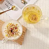 Кружка 6 шт Helios скляна "Вінтаж" 440мл ZB322B, фото 2