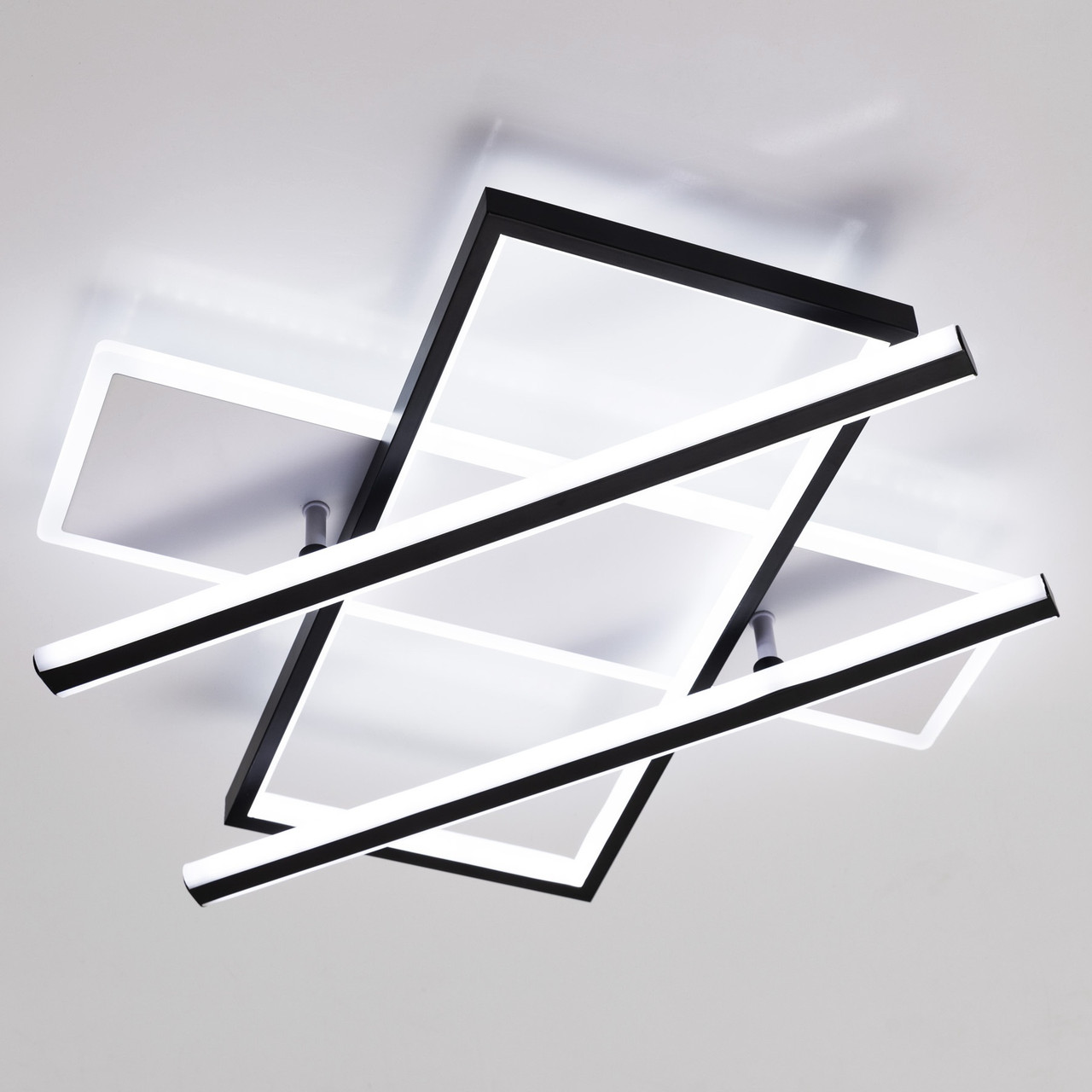 Прямокутна Led люстра 110W з пультом освітлення до 18 м² Palla, фото 1