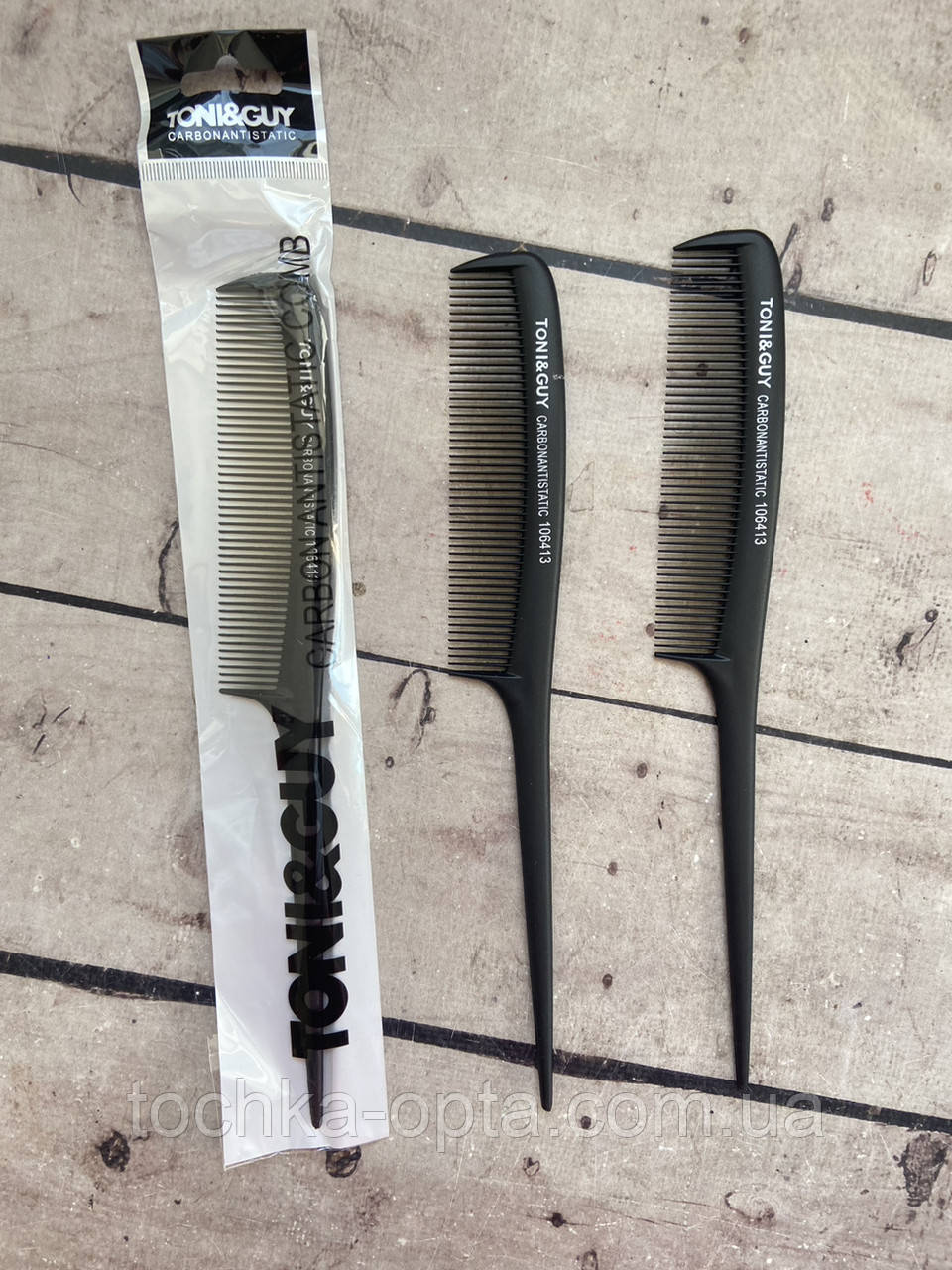Гребінець TONI&GUY Carbon antistatic 106413
