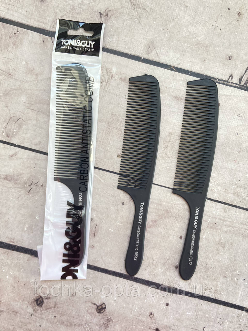 Гребінець TONI&GUY Carbon antistatic 10512, фото 1