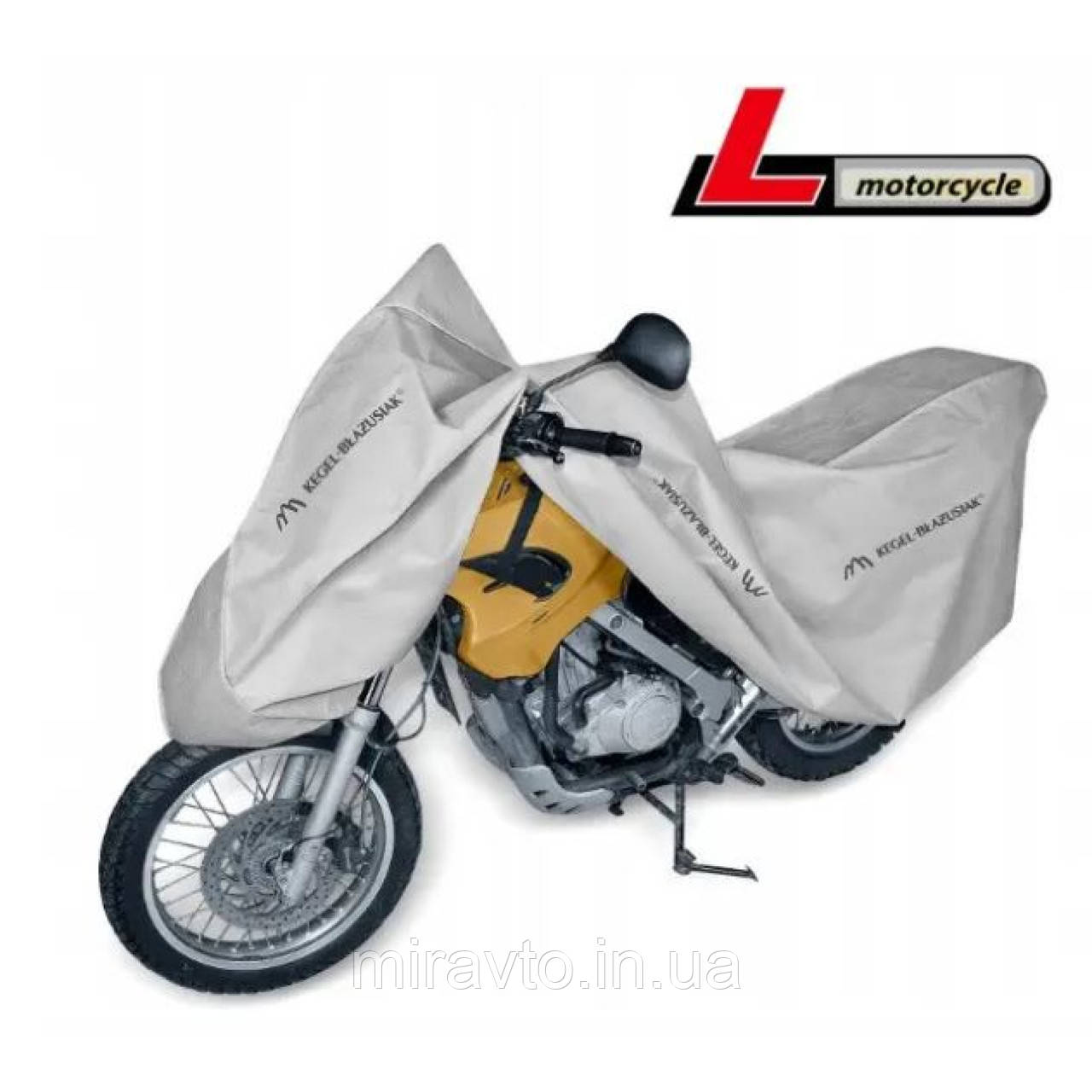 Тент на мотоцикл 215-240х126х98 см (L) BASIC GARAGE KEGEL 5-4174-248-3020