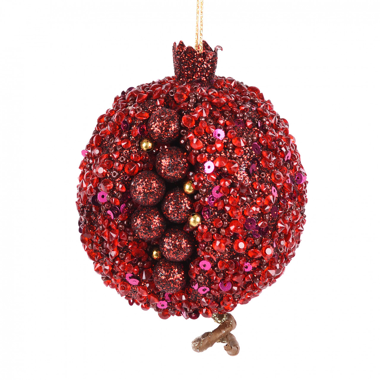 Прикраса декоративна Гранат бордо 12см Yes! Fun (974961), фото 1