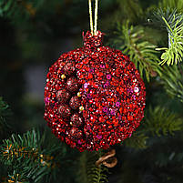 Прикраса декоративна Гранат бордо 12см Yes! Fun (974961), фото 2