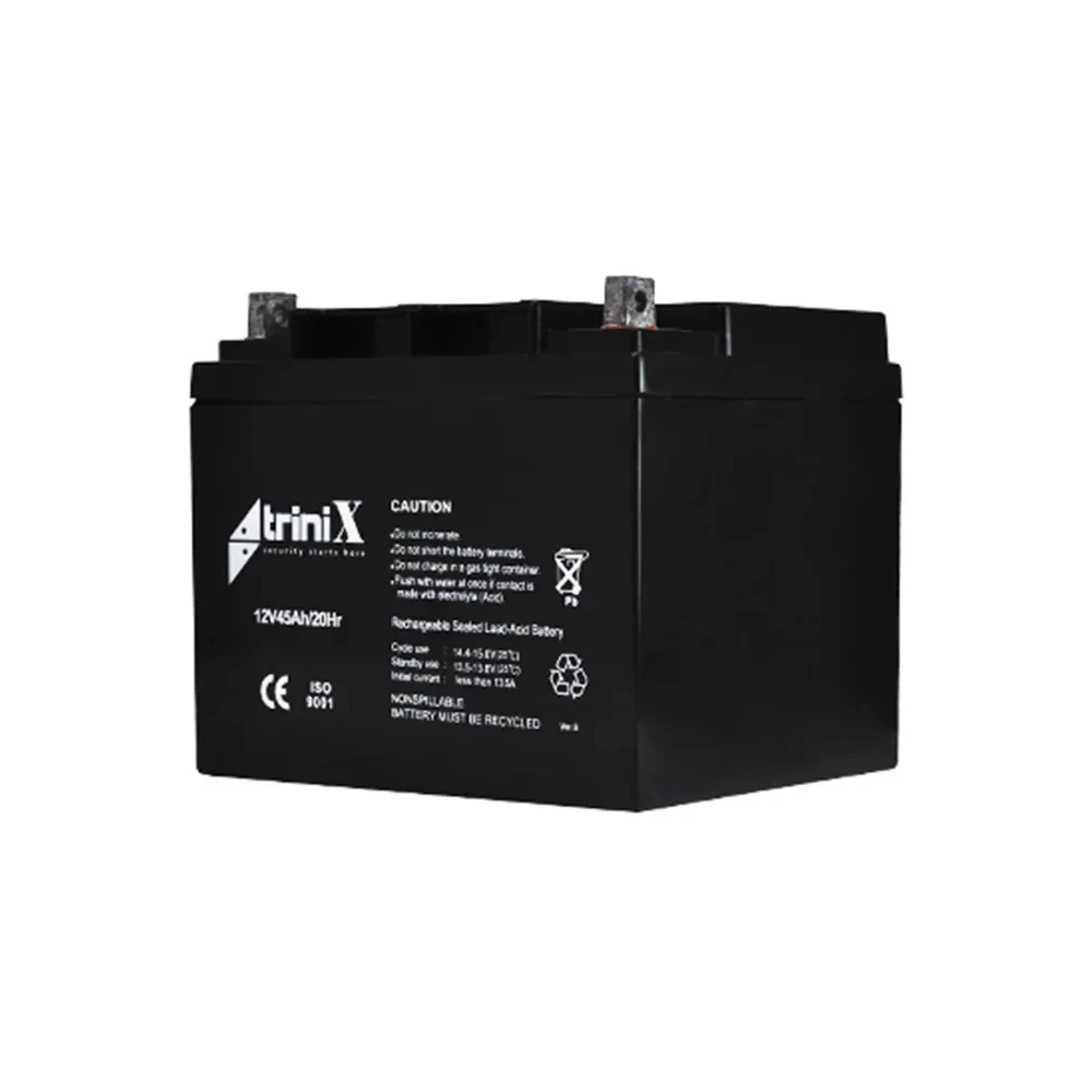 Акумуляторна батарея 12В 45Аг Trinix 12V45Ah/20Hr AGM свинцево-кислотна (44-00041), фото 1