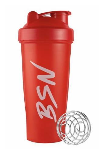 Шейкер BSN with metal ball RED, фото 1