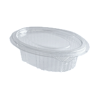 Соусник OVAL 100 мл PET з кришкою (100шт/уп|1000шт/ящ) OVAL100