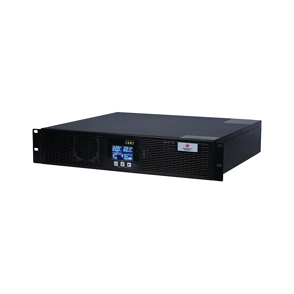 Джерело безперебійного живлення Kraft KRF-RM/2000VA/2KW/Ex Pro Online UPS під зовнішній акумулятор (42-00012)