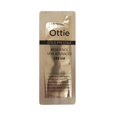 Пробник крем для обличчя живильний для пружності шкіри Ottie Gold Prestige Resilience Skin Advanced Cream 1ml