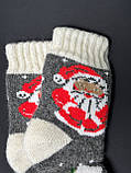 Дитячі шерстяні шкарпетки 16-19 см, фото 3