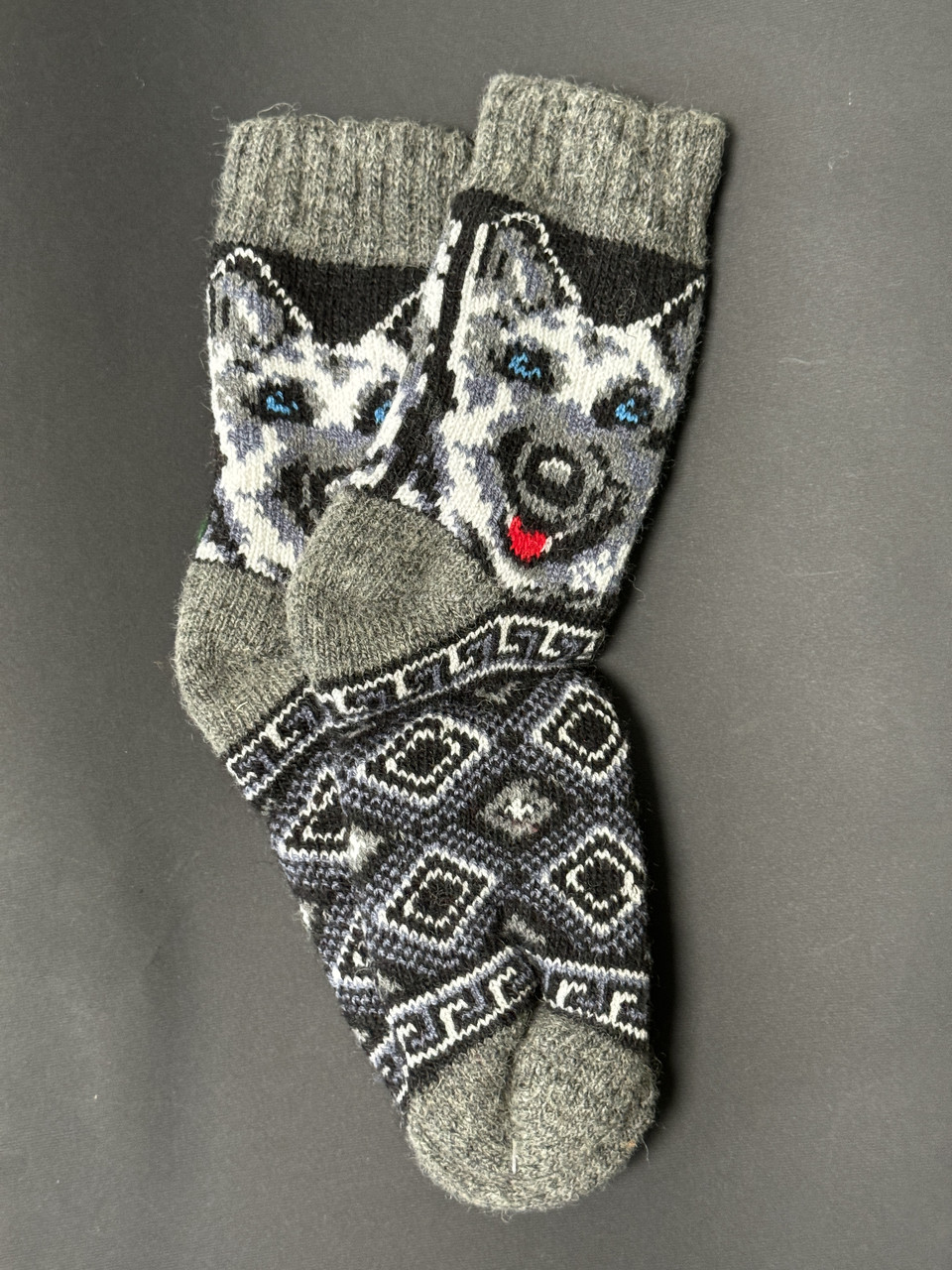 Шерстяні шкарпетки для підлітків, натуральна вовна, 19–22 см, унісекс, фото 1