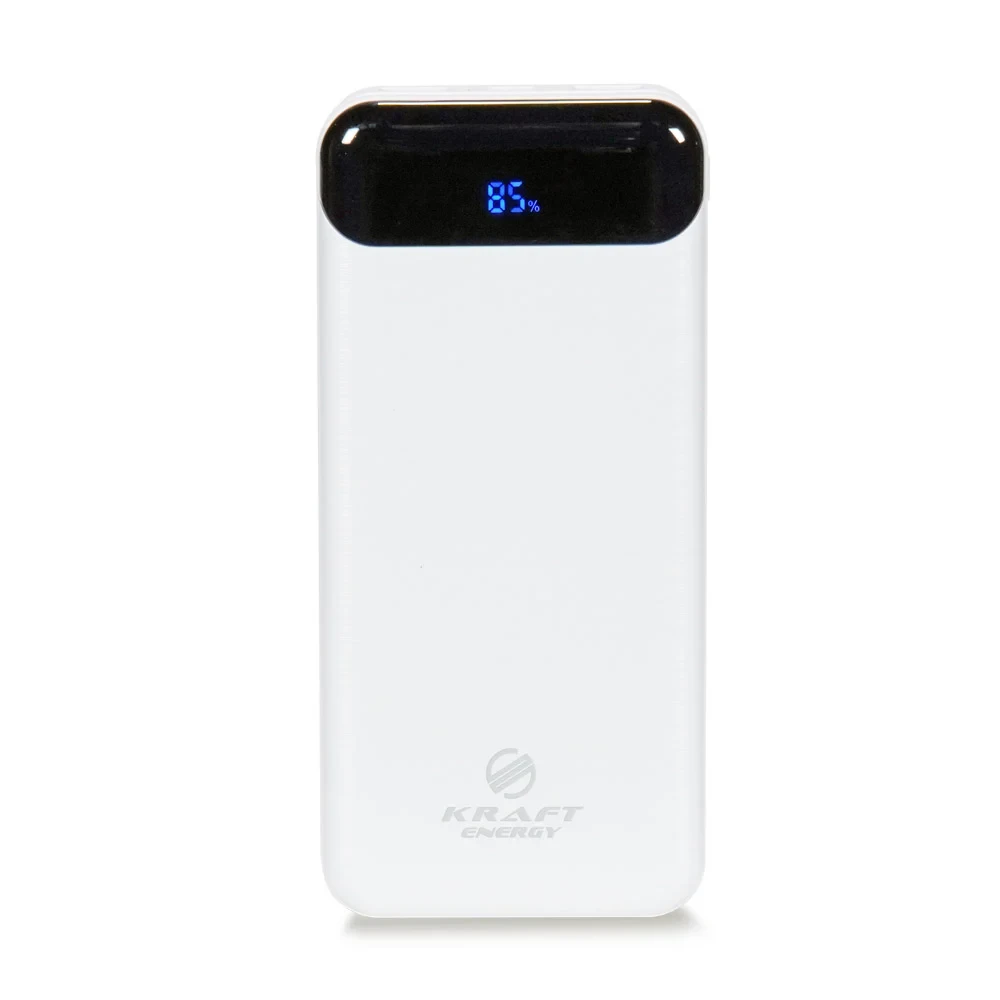 Повербанк 10000mAh Power Bank Kraft KPB-2010FC White 22.5W QC3.0 (43-00057), фото 1