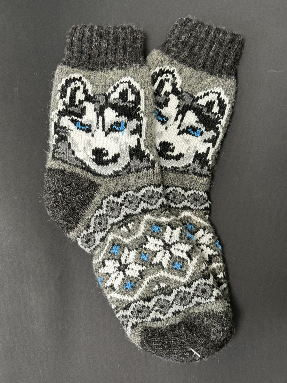 Шерстяні шкарпетки для підлітків, натуральна вовна, 19–22 см, унісекс, фото 1