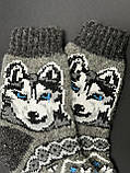 Підліткові шерстяні шкарпетки 19-22 см, фото 4