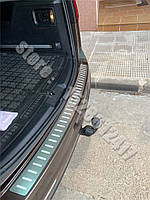 Хромована накладка на бампер універсальна, неіржавка захисна накладка Premium bumper cover