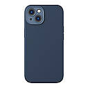 Чохол Baseus Liquid Silica Gel Case+Glass 0.22 mm для iPhone 14 Plus ARYT001803 Колір Blue, фото 2