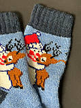 Підліткові шерстяні шкарпетки 19-22 см, фото 4