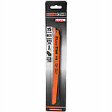 Змінні полотна-пилочки Richmann до шаблевої пили по дереву 225 мм HCS 6TPI 5 ел. (C2040), фото 2