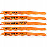 Змінні полотна-пилочки Richmann до шаблевої пили по дереву 225 мм HCS 6TPI 5 ел. (C2040), фото 4