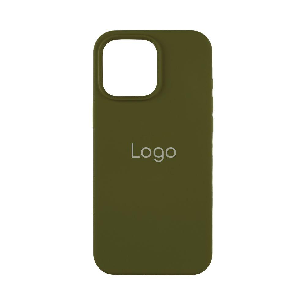 Чохол Silicone Case Full Size (AA) для iPhone 16 Pro Max Колір 45.Army Green