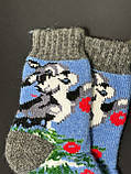 Підліткові шерстяні шкарпетки 19-22 см, фото 2