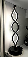 Спіральна світлодіодна лампа . Чорна. Три режими.
