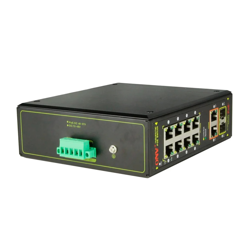 PoE-комутатор 10-портовий гігабітний ONV-IPS7108PF (73-00008), фото 1