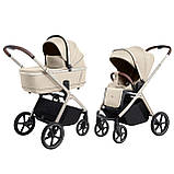 Універсальна коляска 2в1 CARRELLO Vector CRL-6550, Seashell Beige, фото 10