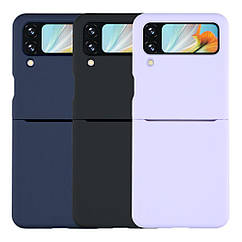Чохол Folding Silicone для Samsung Galaxy Flip 4 (F721) Колір Elegant Purple