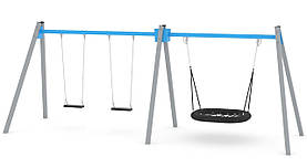 Гойдалка подвійна на ланцюгах SiverSport KID3012