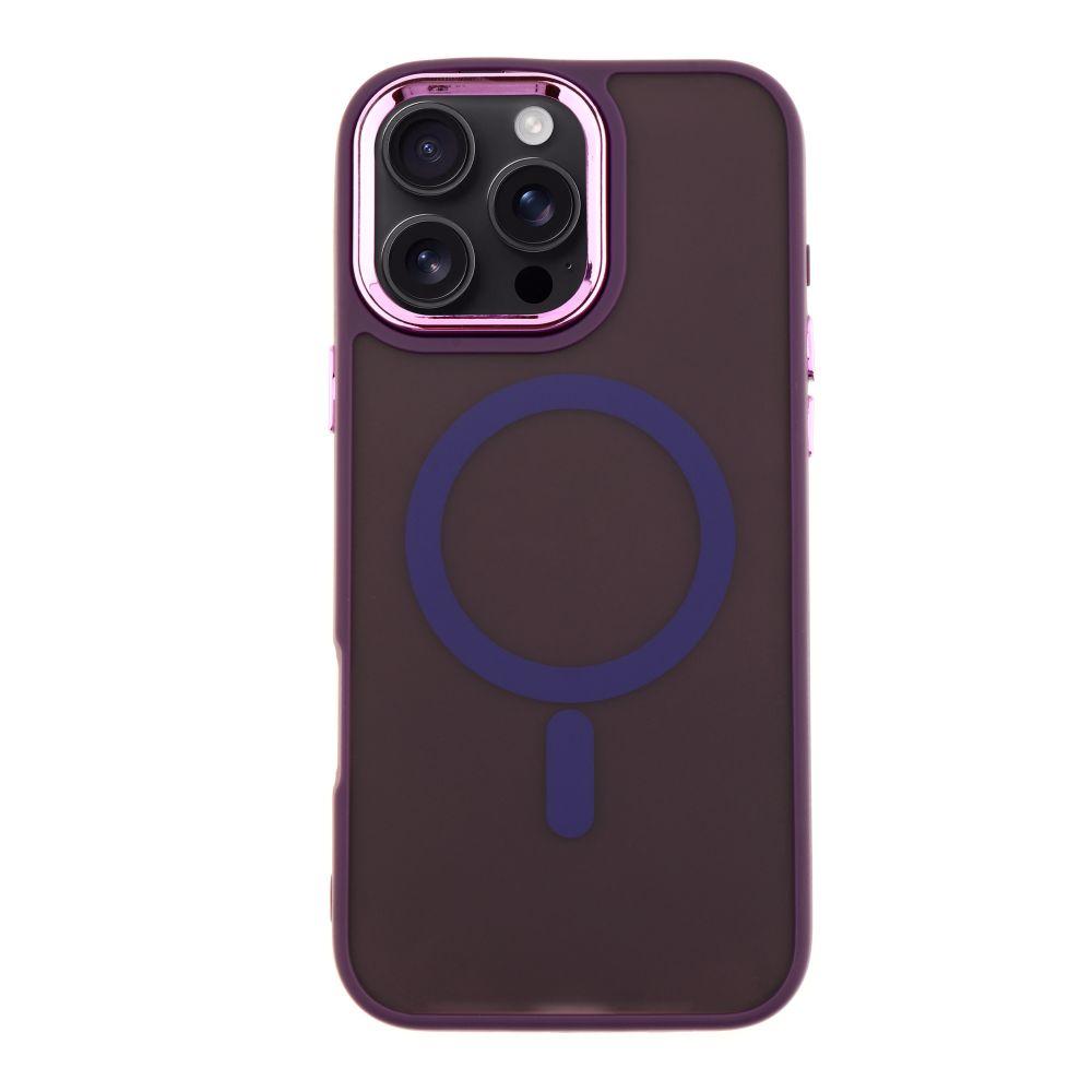 Чохол TPU+PC Space Magnetic Color with Magsafe для iPhone 16 Pro Max Колір Dark Purple