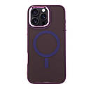 Чохол TPU+PC Space Magnetic Color with Magsafe для iPhone 16 Pro Max Колір Grey, фото 7