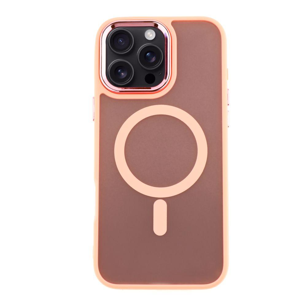 Чохол TPU+PC Space Magnetic Color with Magsafe для iPhone 16 Pro Max Колір Pink