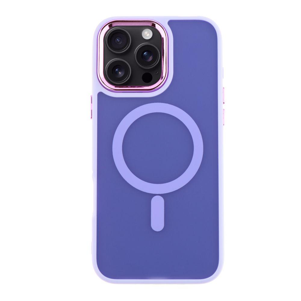 Чохол TPU+PC Space Magnetic Color with Magsafe для iPhone 16 Pro Max Колір Purple