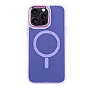 Чохол TPU+PC Space Magnetic Color with Magsafe для iPhone 16 Pro Max Колір Dark Purple, фото 9
