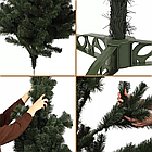 Ялинка штучна зелена 180 см Guia — густа, реалістична новорічна ялинка преміум-якості, фото 4