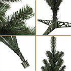 Ялинка штучна зелена 220 см Guia — висока реалістична новорічна ялинка з густою хвоєю, фото 3