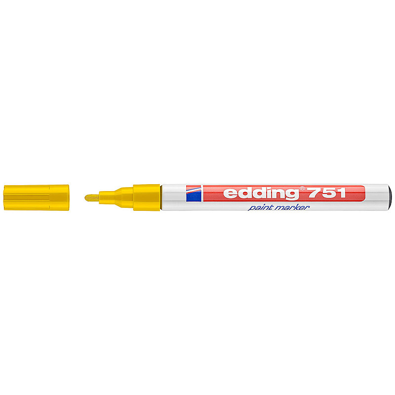 Маркер Paint e-751 1-2 мм круглий жовтий