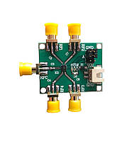 Широкосмуговий 4-канальний RF-комутатор HMC7992 SP4T (RFC-RF1/RF4, 0.1-6GHz, SMA)