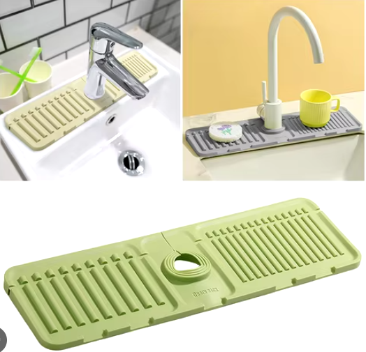 Силіконова насадка-бризговик на змішувач для раковини Drain mat AND LY-692