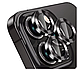 Захисне скло на камеру 2шт CDK для Apple iPhone 16 Pro | Lens Metal Ring Eagle Eye (018409) (black), фото 5