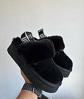 Уггі жіночі UGG замшеві чорні