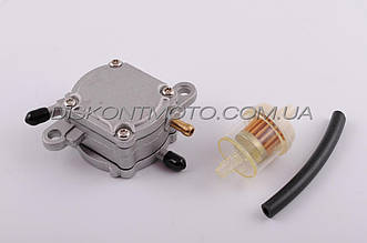 Бензонасос вакуумний Honda DIO, TACT, LEAD (фільтр, шланг) JS