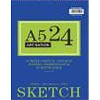 Альбом для ескізів Art Nation SKETCH, 22,5*14,8см 24аркуша, 200gsm, на спіралі 1шт/єтик