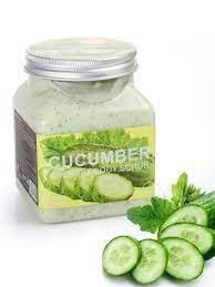 Скраб для тіла Wokali Cucumber з екстрактом огірка 350 мл