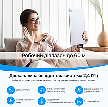 Бездротова мікрофонна система Boya BY-M1V3 для Type-C, фото 4