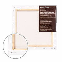 Полотно на підрамнику 25х25 см дрібне зерно бавовна акрил, фото 3