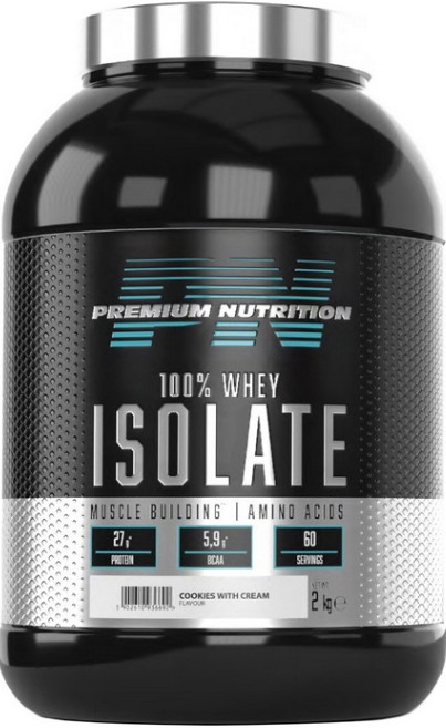 Ізолят сивороткового білка  Premium Nutrition 100% Whey Isolate 2 kg печиво з кремом