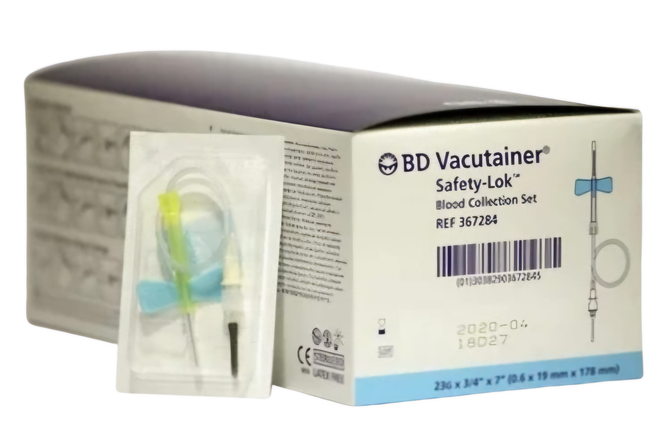 367284 Система BD Vacutainer® для взяття крові із важкодоступних вен 23G, 178мм (50шт), фото 3