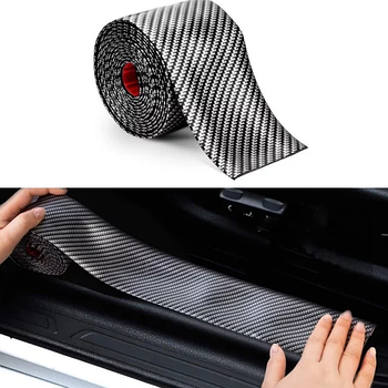 Молдинг накладки на пороги авто для обробки кузова, салону, порогів, обшивки дверей та іншого 400 х 7 см